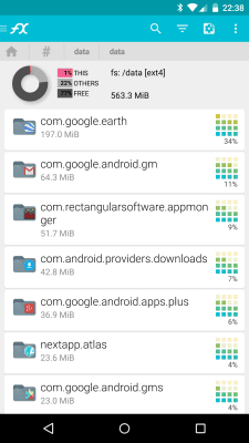 Screenshot of the application File Explorer (Root Add-On) - #2