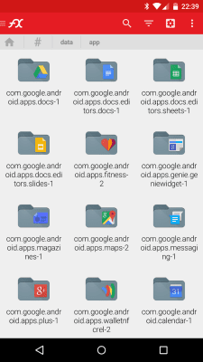 Screenshot of the application File Explorer (Root Add-On) - #3
