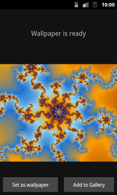 Screenshot of the application Fractal Explorer - #5