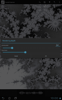 Screenshot of the application Fractal Explorer - #9