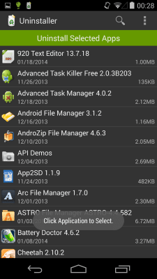 Screenshot of the application Rhythm Software Uninstaller - #2