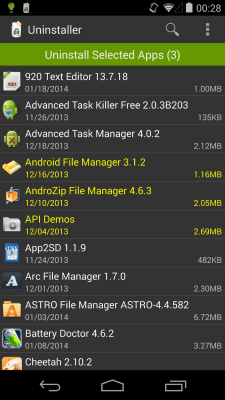 Screenshot of the application Rhythm Software Uninstaller - #3