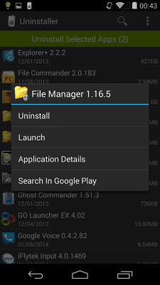 Screenshot of the application Rhythm Software Uninstaller - #5