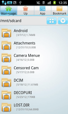 Screenshot of the application Tacoty CN File Manager - #1