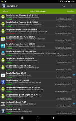 Screenshot of the application Install (Install APK) - #6