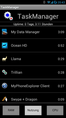 Screenshot of the application TaskManager - #2