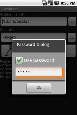 Screenshot of the application ArchiDroid - #2