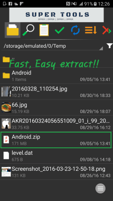 Screenshot of the application 7Zipper - #6