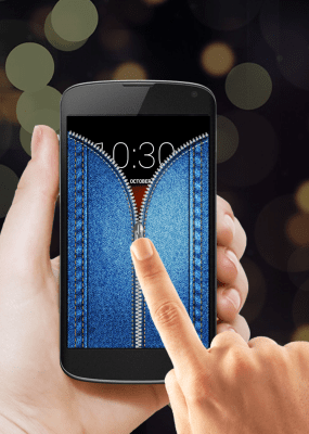 Screenshot of the application Jeans Zipper Lock Screen - #4