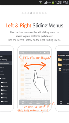 Screenshot of the application ALZip - #3
