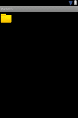 Screenshot of the application iSearch - #2