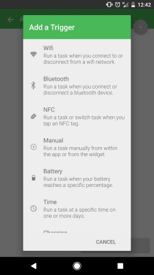 Screenshot of the application Trigger (formerly NFC Task Launcher) - #3