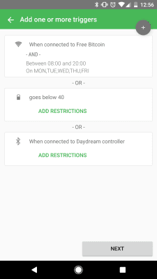 Screenshot of the application Trigger (formerly NFC Task Launcher) - #5