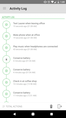 Screenshot of the application Trigger (formerly NFC Task Launcher) - #8