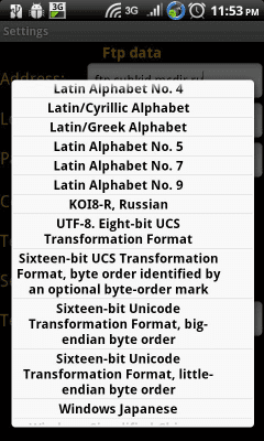 Screenshot of the application Android Web Editor Lite - #8