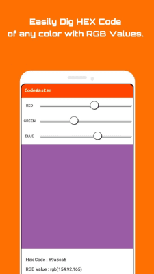 Screenshot of the application Code Master - #5