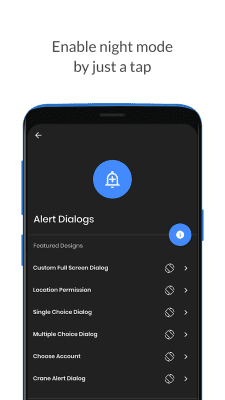 Screenshot of the application CodeX - Android Material UI Templates - #5