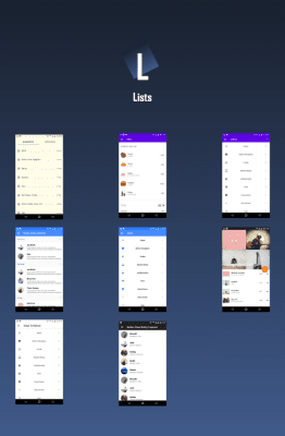 Screenshot of the application CodeX - Android Material UI Templates - #7