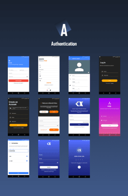 Screenshot of the application CodeX - Android Material UI Templates - #9