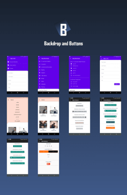 Screenshot of the application CodeX - Android Material UI Templates - #10