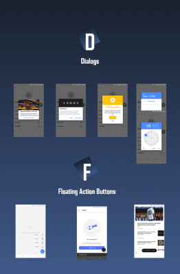 Screenshot of the application CodeX - Android Material UI Templates - #13