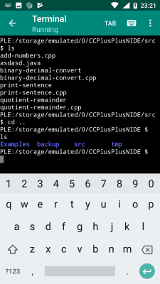 Screenshot of the application CPP N-IDE - C/C++ Compiler & Programming - Offline - #5