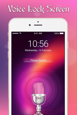 Screenshot of the application Voice Screen Lock : Voice Lock - #2