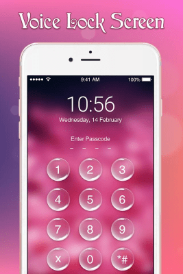 Screenshot of the application Voice Screen Lock : Voice Lock - #4