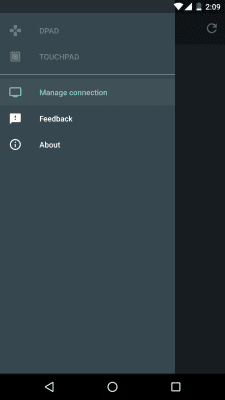 Screenshot of the application Android TV Remote Control - #3