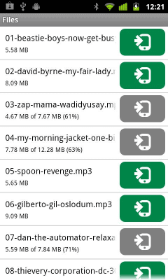 Screenshot of the application uTorrent Remote - #4