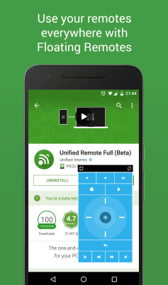 Screenshot of the application Unified Remote - #3