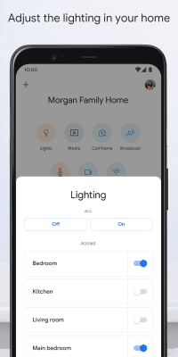 Screenshot of the application Google Home - #4