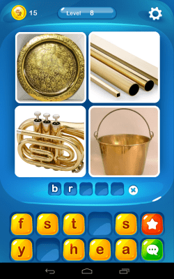 Screenshot of the application 4 Pics 1 Word - Pics and Words - #3