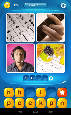 Screenshot of the application 4 Pics 1 Word - Pics and Words - #7