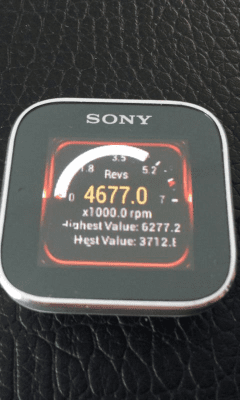 Screenshot of the application SmartWatch for Torque(OBD/Car) - #2