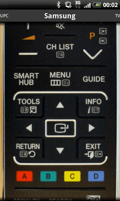 Screenshot of the application BlueIR - universal remote control - #5