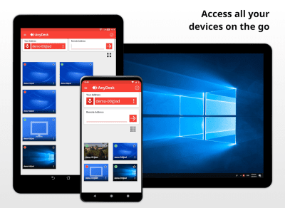 Screenshot of the application AnyDesk Remote Control - #5