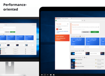 Screenshot of the application AnyDesk Remote Control - #6