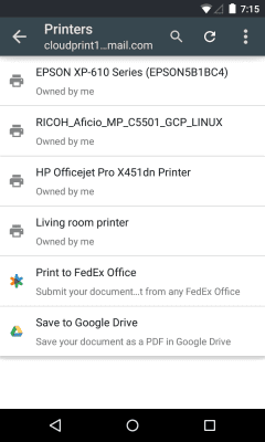 Screenshot of the application Virtual printer - #4