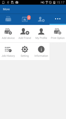 Screenshot of the application Samsung Cloud Print - #4
