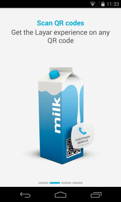 Screenshot of the application Layar - #2