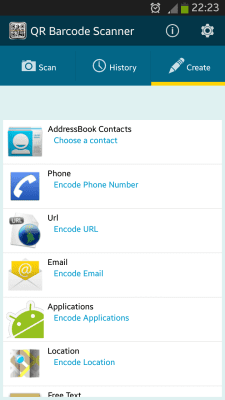 Screenshot of the application QR BARCODE SCANNER from WB Development Team - #5