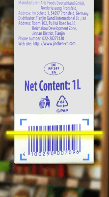 Screenshot of the application QR and barcode scanner from InShot - #4