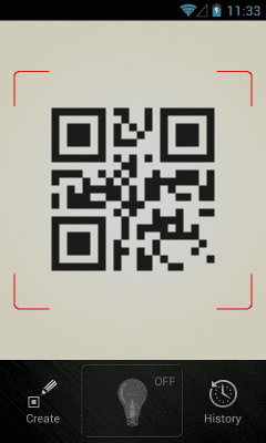 Screenshot of the application QR & Barcode reader (Secure) - #2