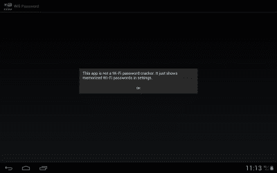 Screenshot of the application Wifi Password(ROOT) - #3