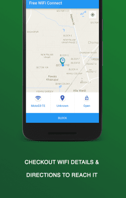 Screenshot of the application Free WiFi Connect - #5