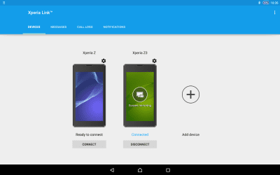 Screenshot of the application Xperia Link - #4