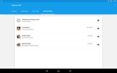 Screenshot of the application Xperia Link - #7