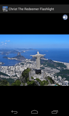 Screenshot of the application Flashlight "Christ the Redeemer" - #3
