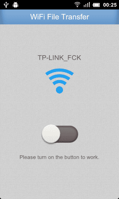Screenshot of the application Wi-Fi file transfer - #2